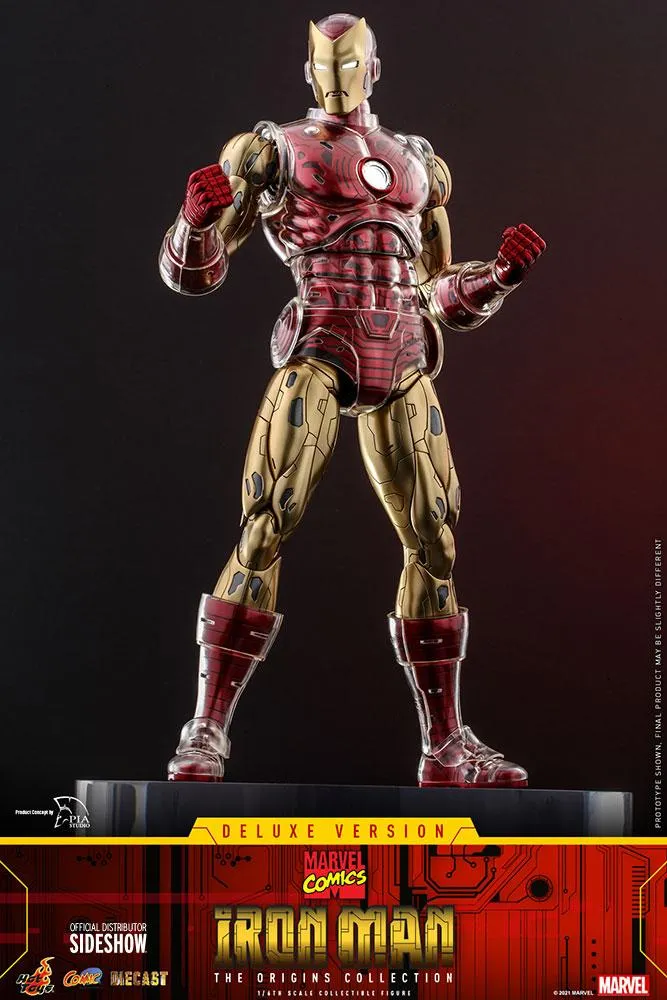 Hot Toys Comics Masterpiece Series Diecast - Iron Man (Deluxe)