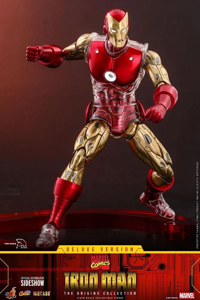 Hot Toys Comics Masterpiece Series Diecast - Iron Man (Deluxe)