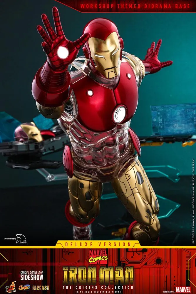 Hot Toys Comics Masterpiece Series Diecast - Iron Man (Deluxe)