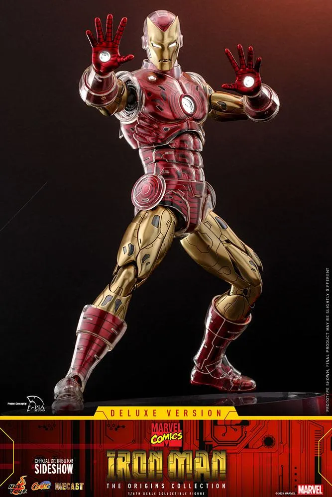 Hot Toys Comics Masterpiece Series Diecast - Iron Man (Deluxe)
