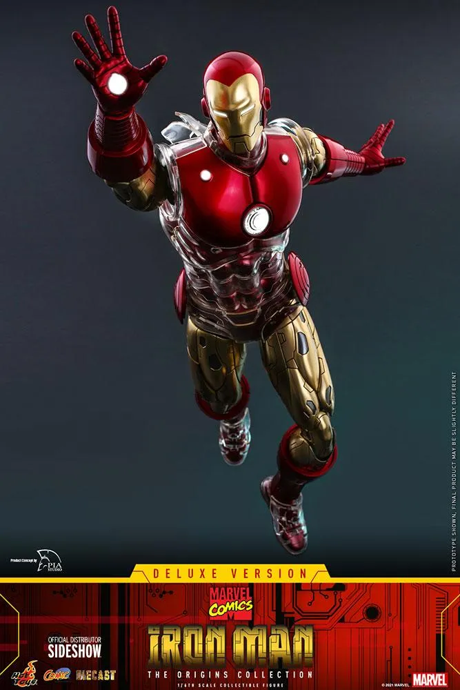 Hot Toys Comics Masterpiece Series Diecast - Iron Man (Deluxe)