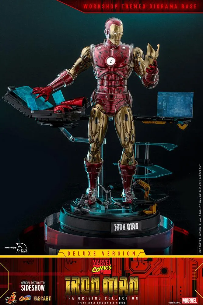Hot Toys Comics Masterpiece Series Diecast - Iron Man (Deluxe)