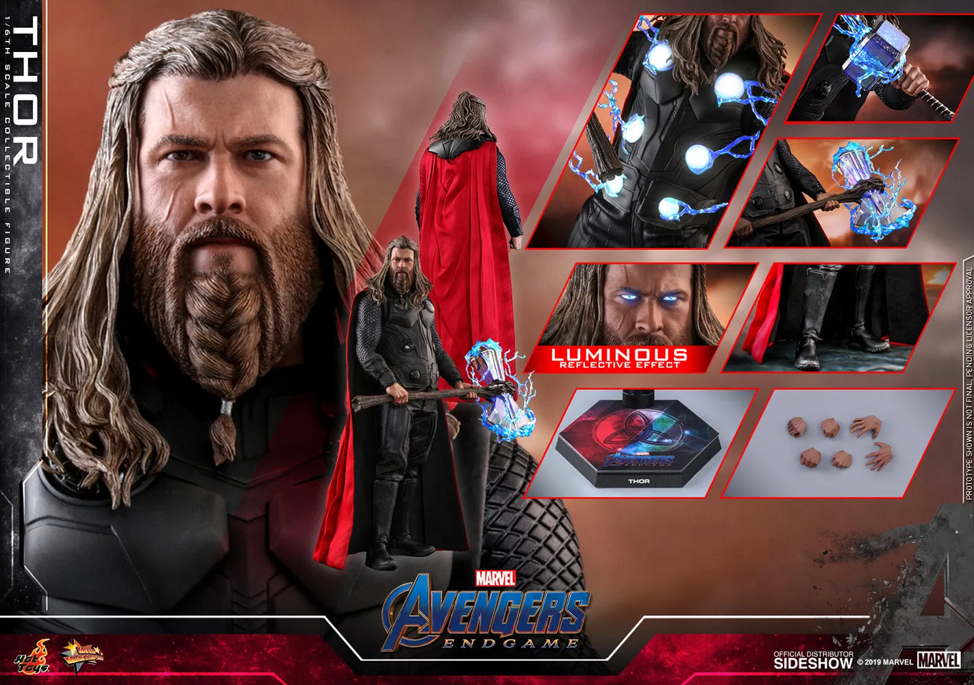 Hot Toys Movie Masterpiece 1/6 Scale Figure - Thor (Avengers: Endgame)