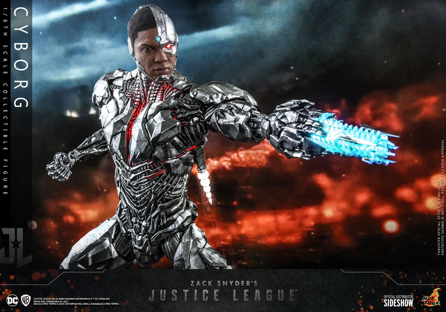 Hot Toys Movie Masterpiece 1/6 Scale Figure - Zack Snyder's Justice League - Cyborg