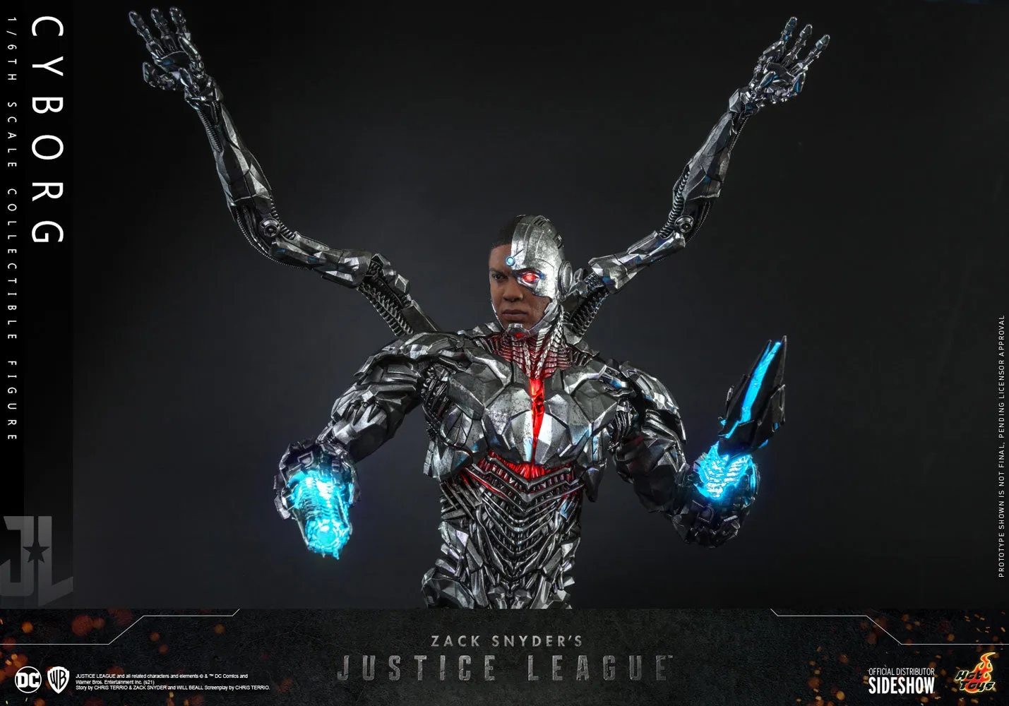 Hot Toys Movie Masterpiece 1/6 Scale Figure - Zack Snyder's Justice League - Cyborg