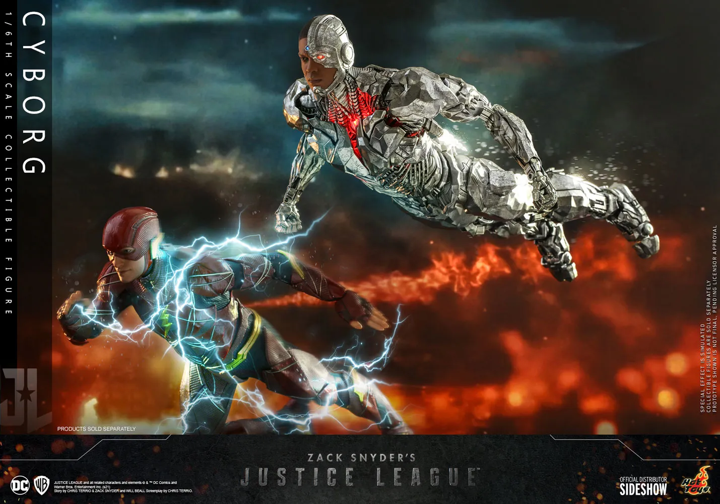 Hot Toys Movie Masterpiece 1/6 Scale Figure - Zack Snyder's Justice League - Cyborg
