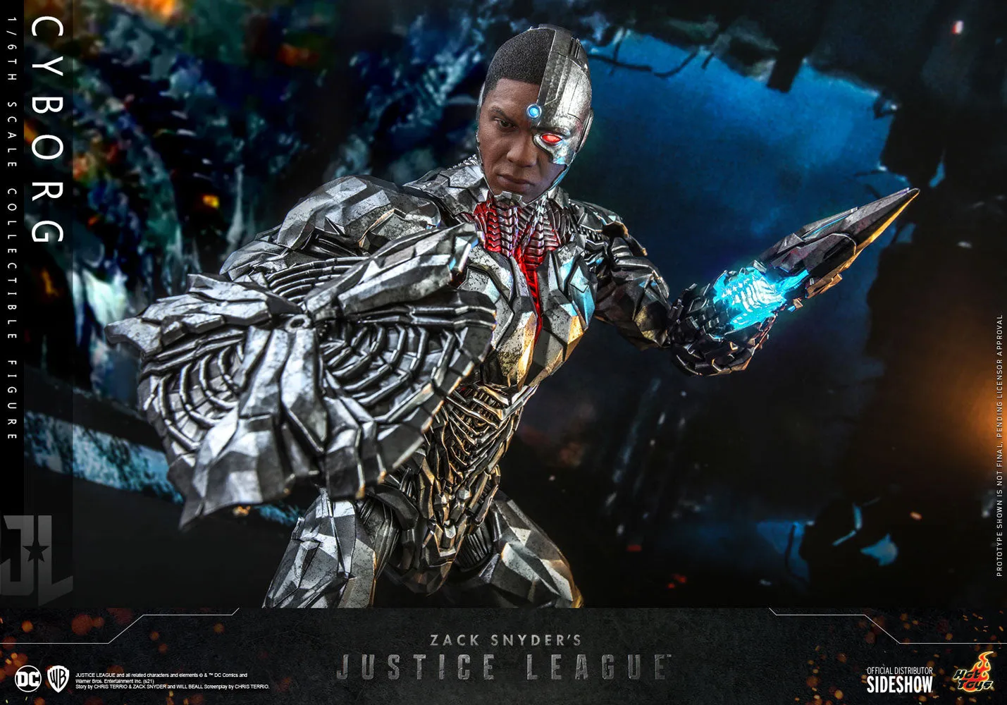 Hot Toys Movie Masterpiece 1/6 Scale Figure - Zack Snyder's Justice League - Cyborg