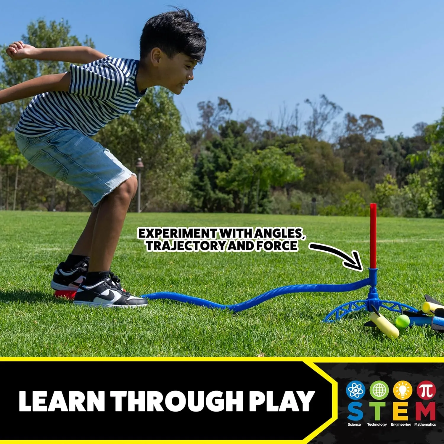 Jr. Multi Color Stomp Rocket Set