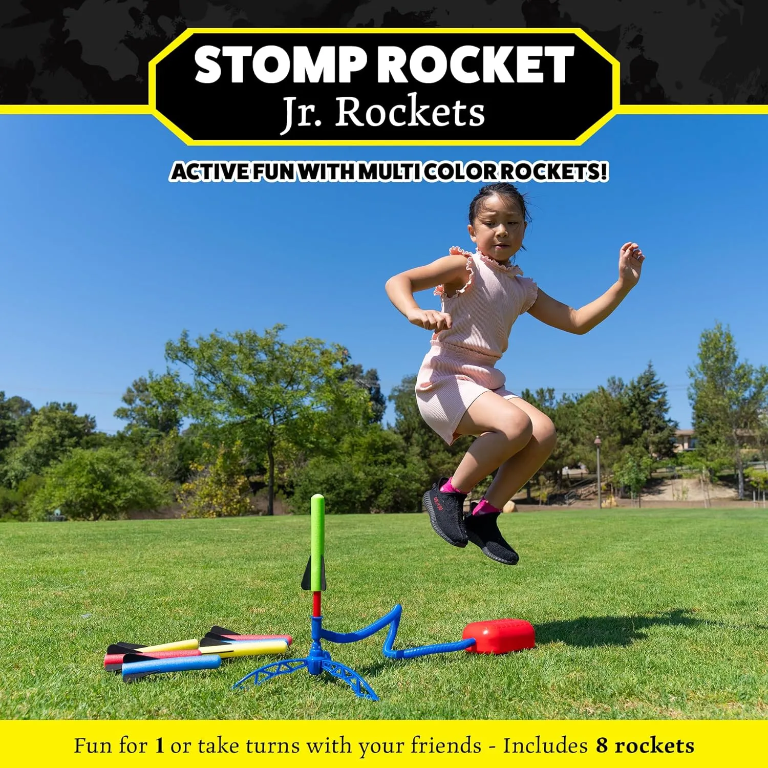 Jr. Multi Color Stomp Rocket Set