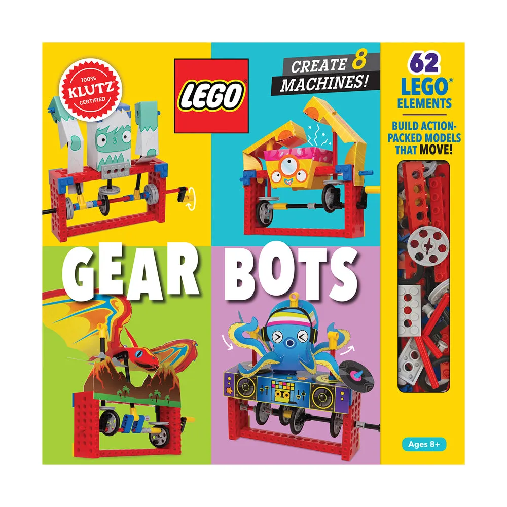 Klutz LEGO Gear Bots Creative STEM Activity Set