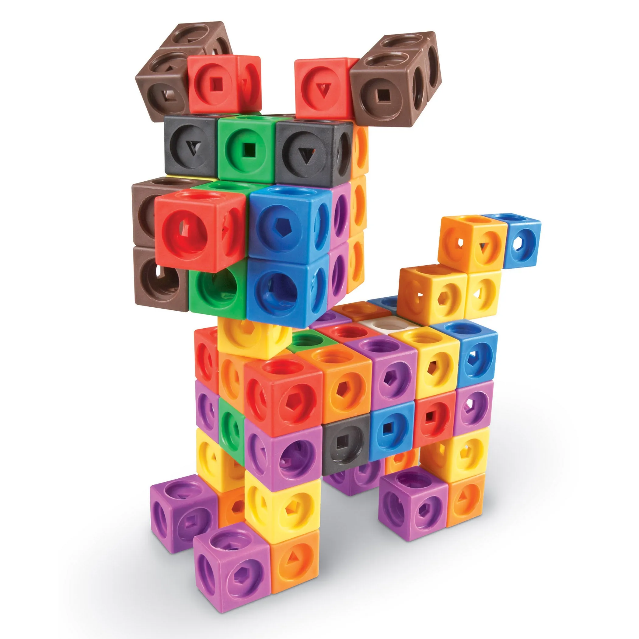 Learning Resources Mathlink Cube Big Builders, 200-Piece Set