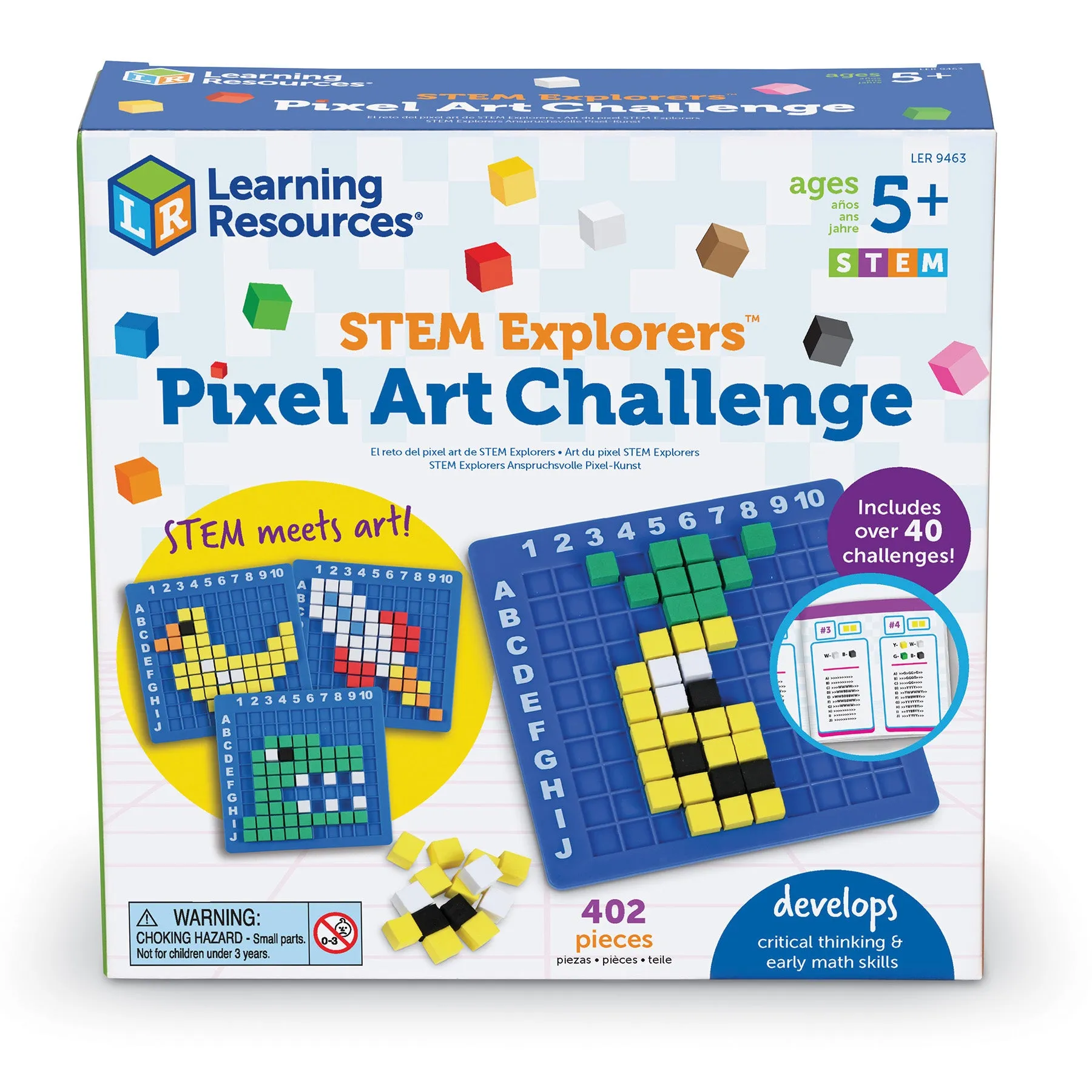 Learning Resources STEM Explorers Pixel Art Challenge - Interactive Educational Toy