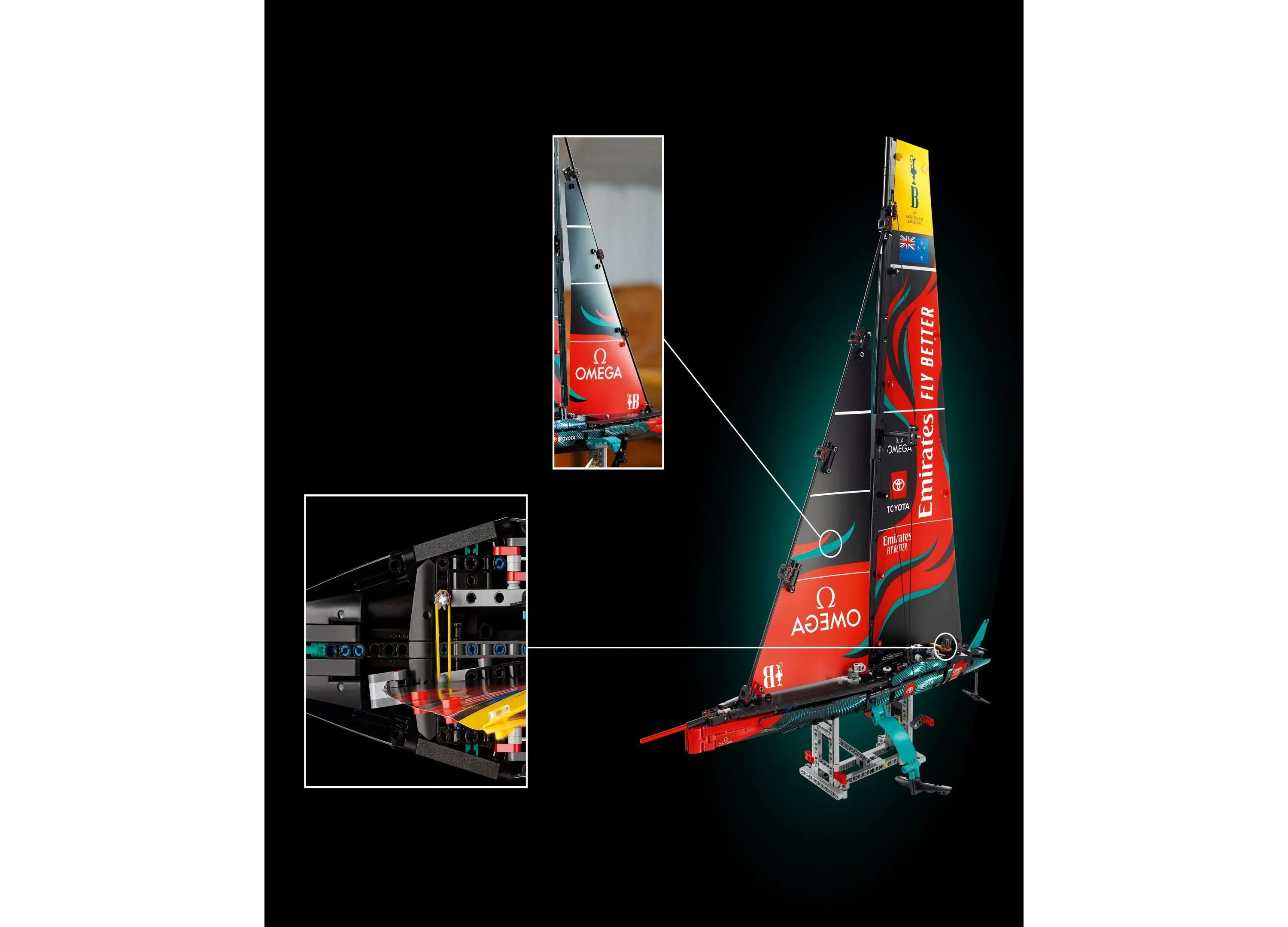 LEGO Technic 962-Piece Emirates Team New Zealand AC75 Yacht Model for Adults
