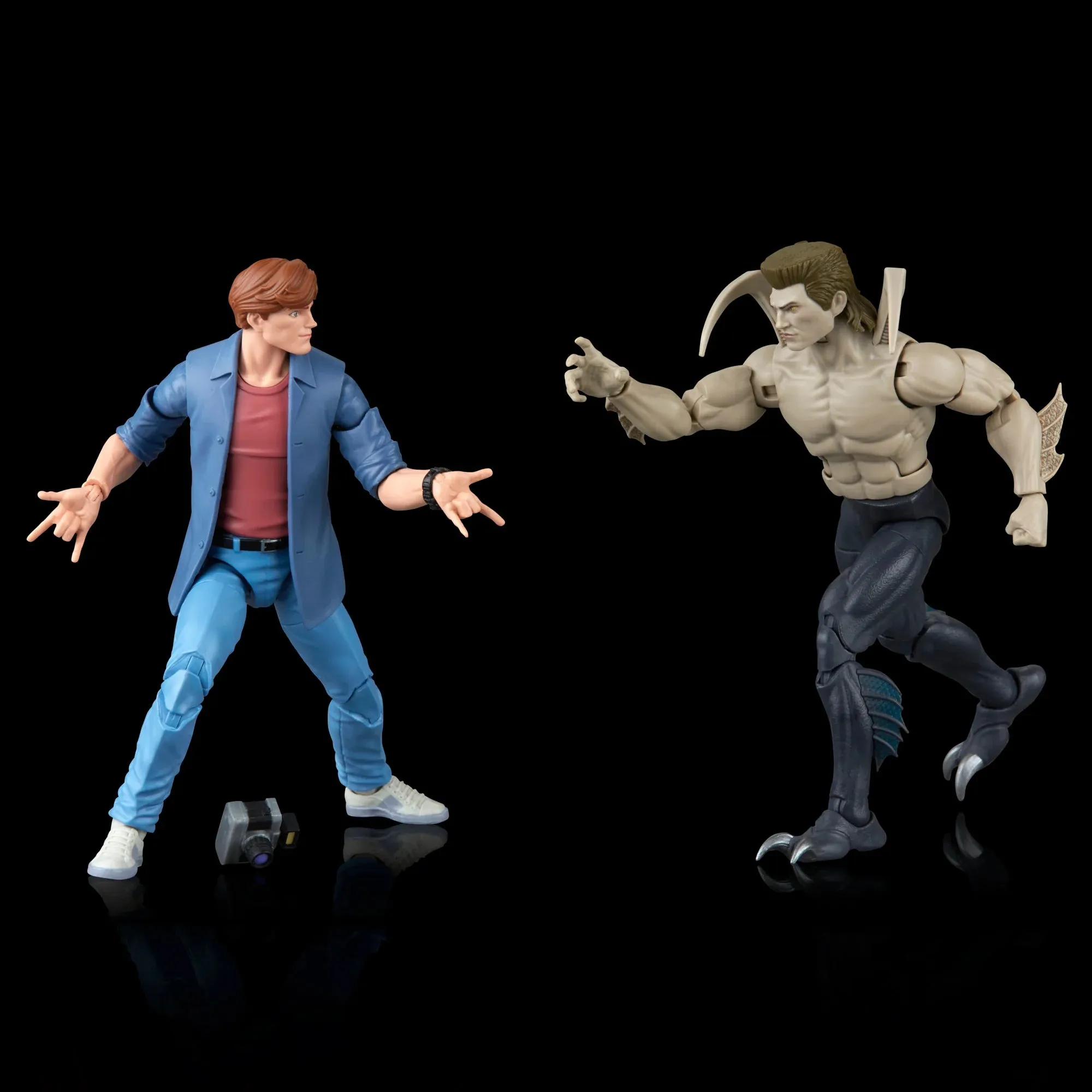 Marvel Legend VHS 90's Spider-Man The Animated Series Smythe and Peter Parker Action Figure