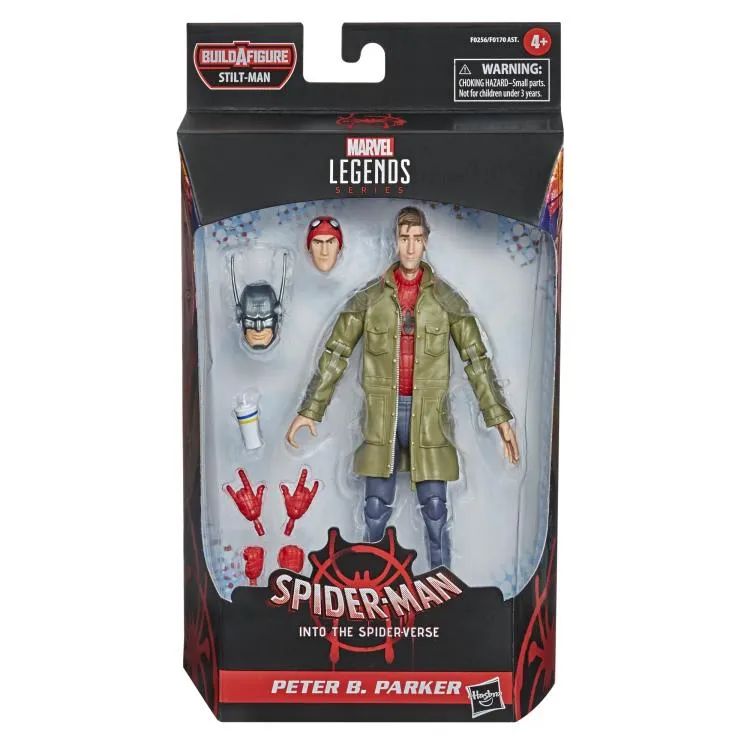 Marvel Legends Spider-Man into the Spider-Verse Wave BAF Stilt-Man Set of 6