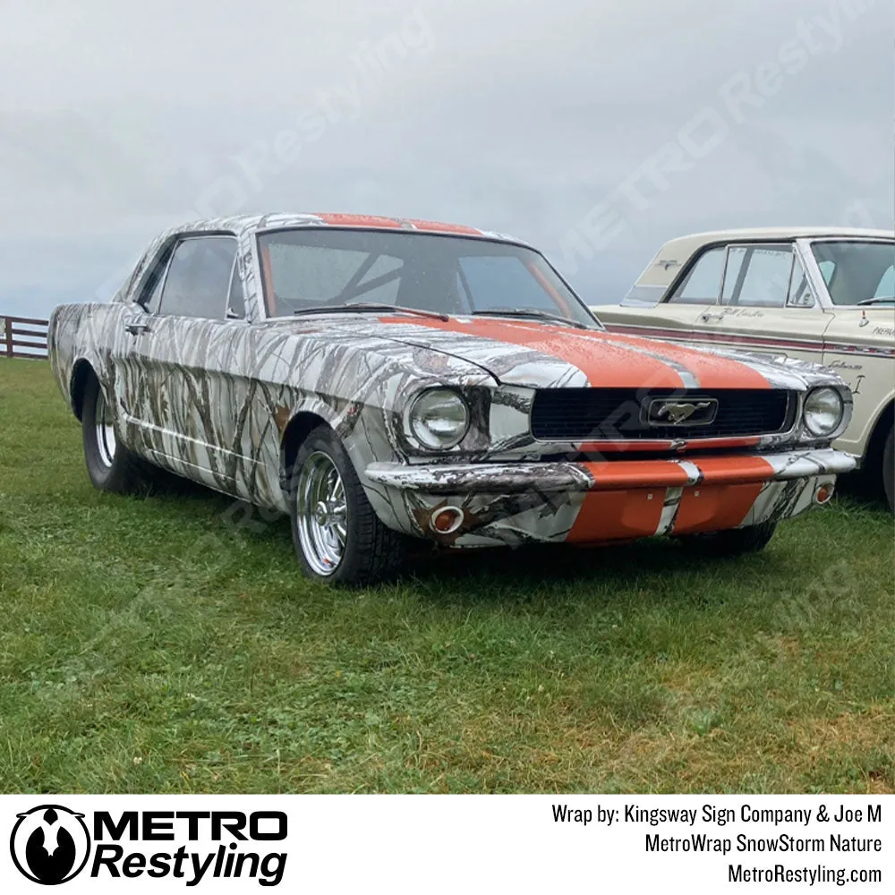 Metro Wrap HD Snowstorm Nature Camouflage Vinyl Film