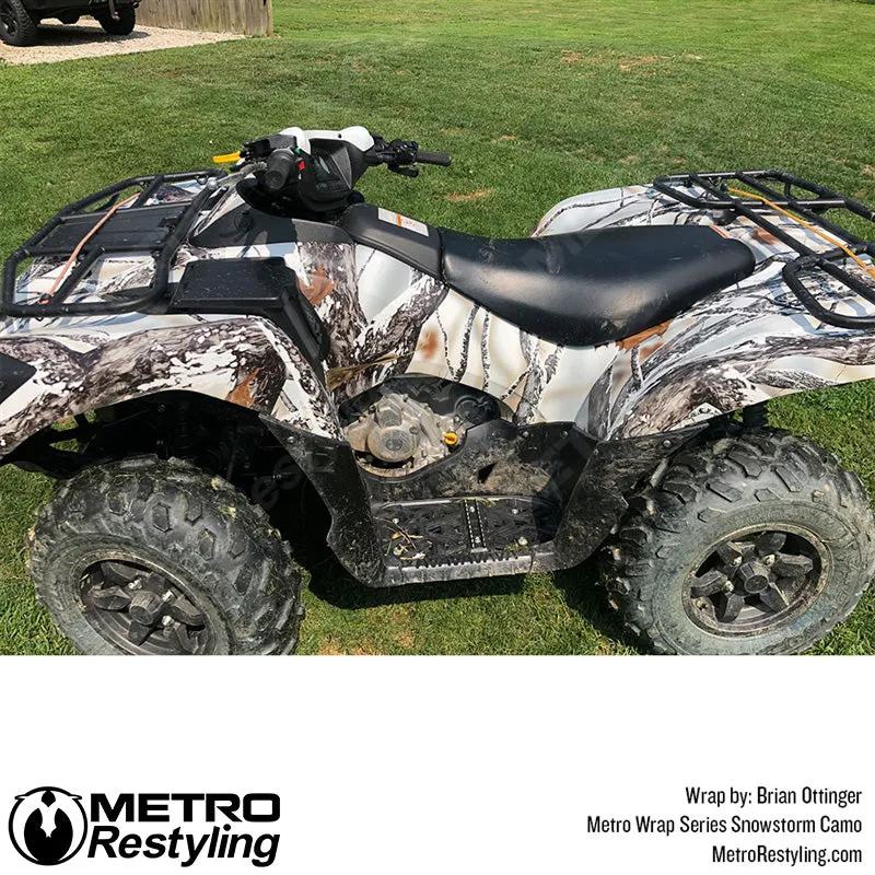 Metro Wrap HD Snowstorm Nature Camouflage Vinyl Film