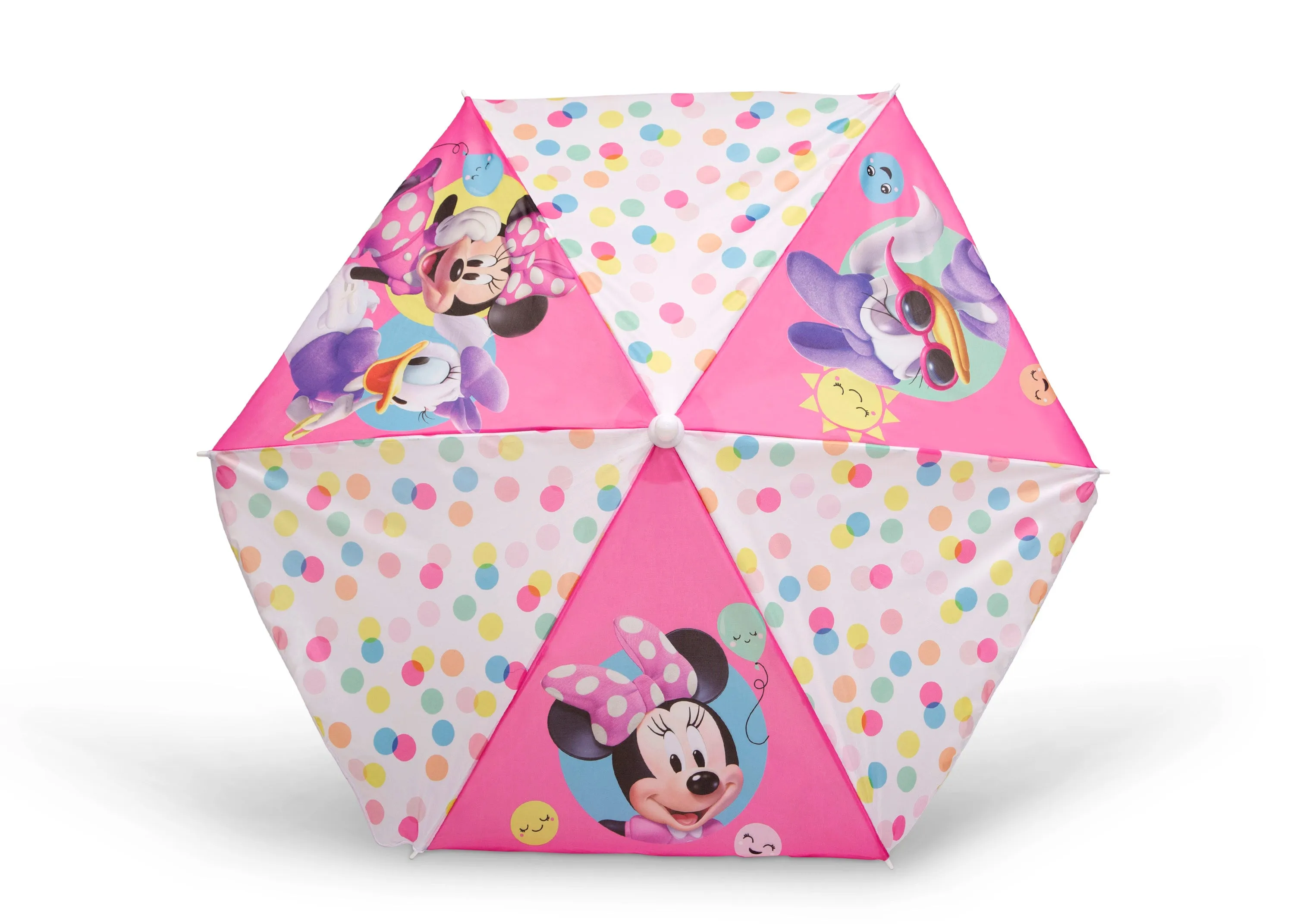 Minnie Mouse 4 Seat Activity Picnic Table with Umbrella and LEGO Compatible Tabletop