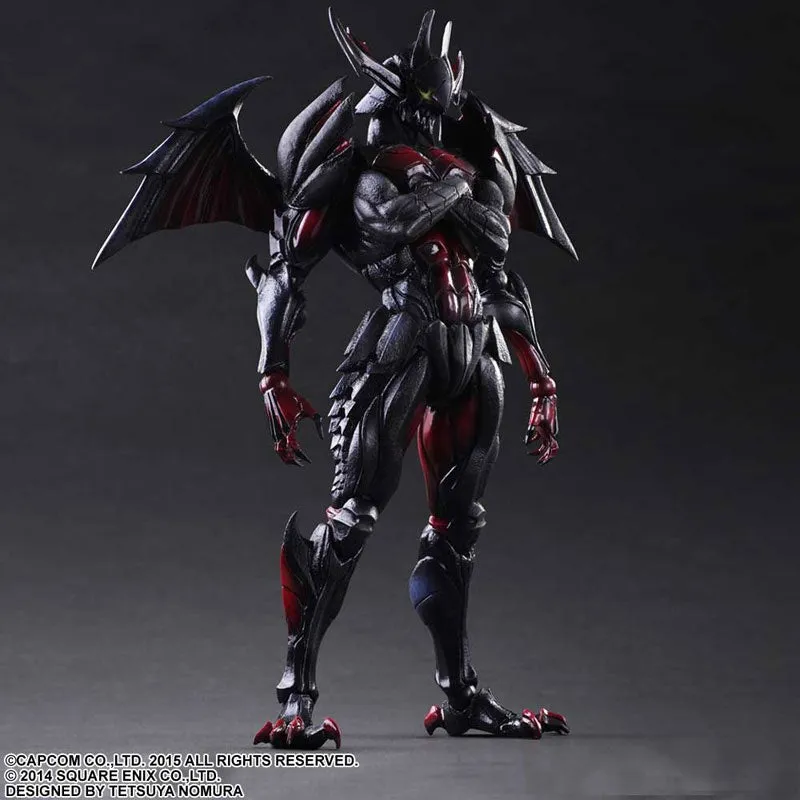 Monster Hunter 4 Diablos Armor Rage Set Version Ultimate Play Arts Kai Figure