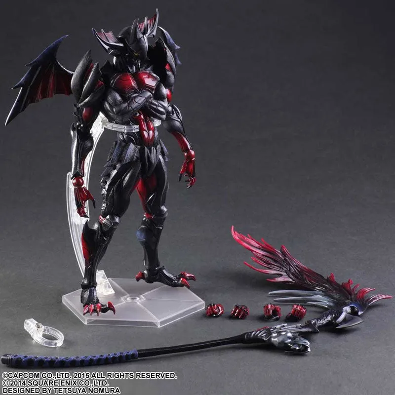 Monster Hunter 4 Diablos Armor Rage Set Version Ultimate Play Arts Kai Figure
