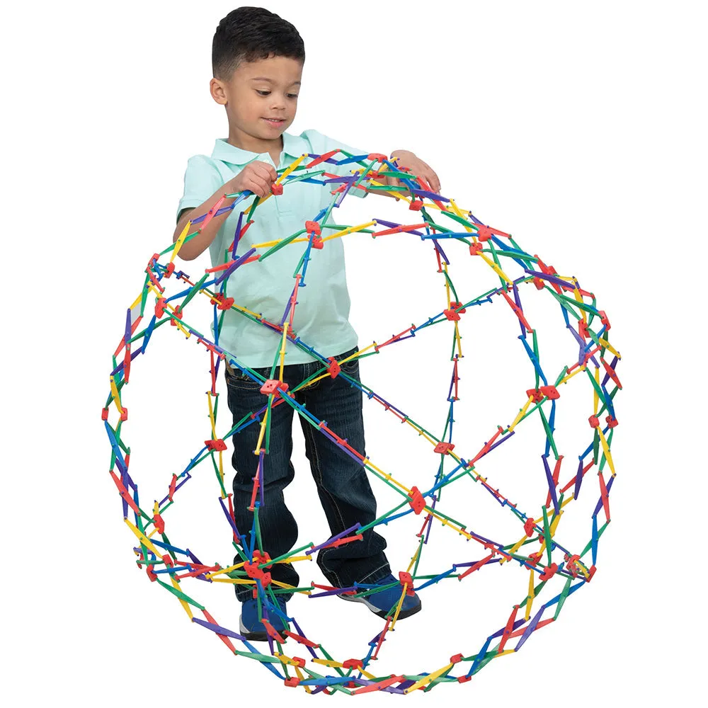 Original Rainbow Hoberman Sphere | Expanding Sensory Ball