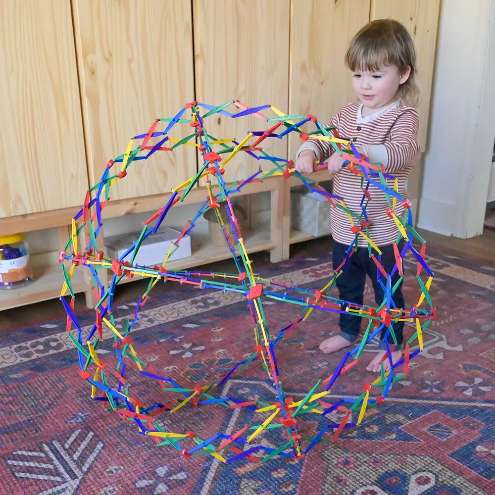 Original Rainbow Hoberman Sphere | Expanding Sensory Ball