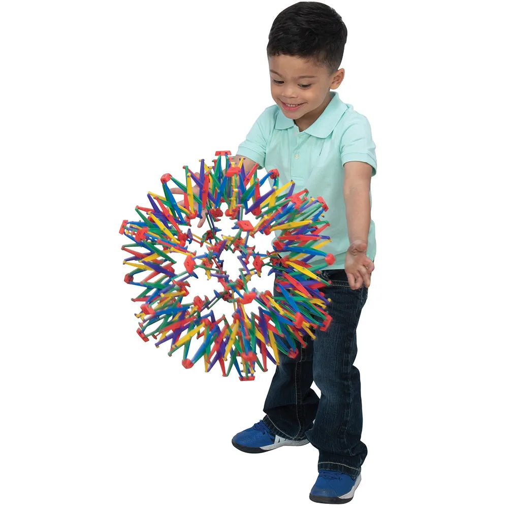 Original Rainbow Hoberman Sphere | Expanding Sensory Ball