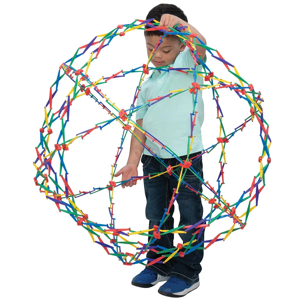 Original Rainbow Hoberman Sphere | Expanding Sensory Ball