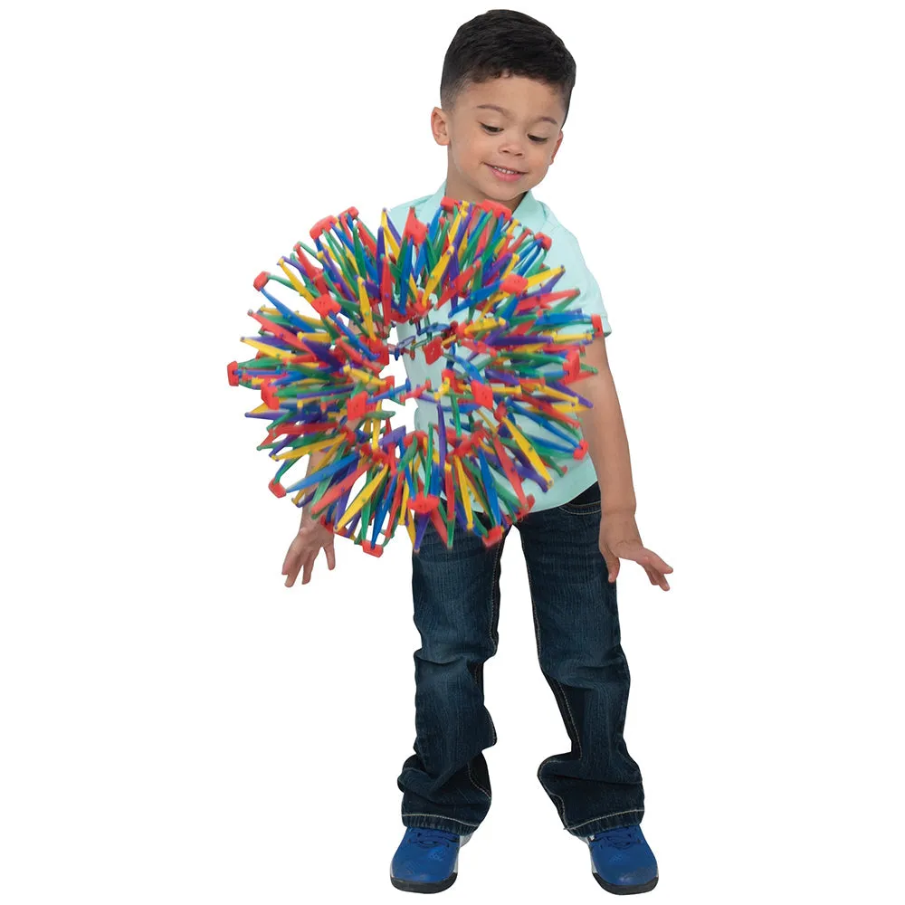 Original Rainbow Hoberman Sphere | Expanding Sensory Ball