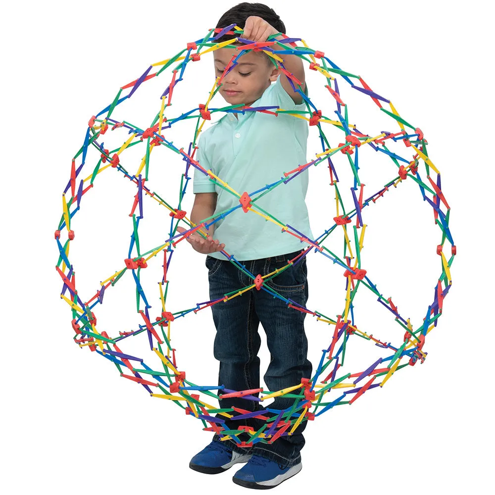 Original Rainbow Hoberman Sphere | Expanding Sensory Ball