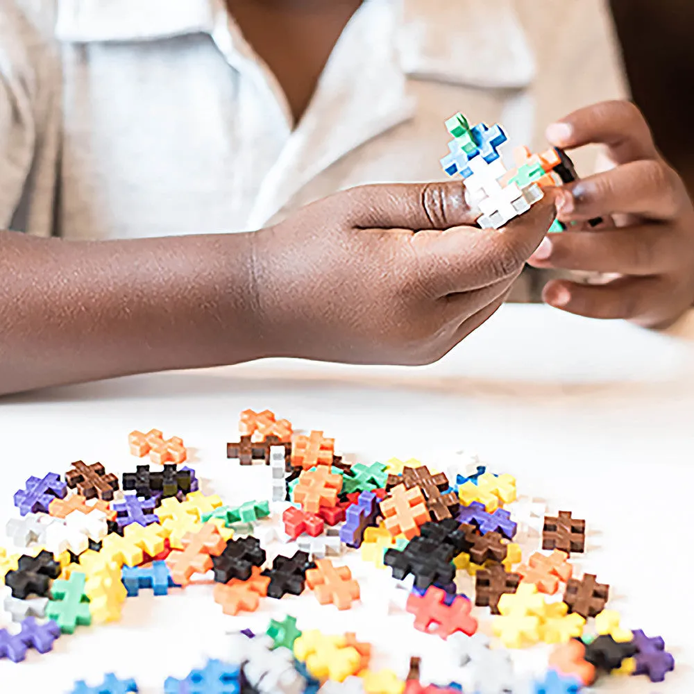 Plus-Plus Super Tube - 500 Piece Basic Color Mix - Creative Building Toy for Kids