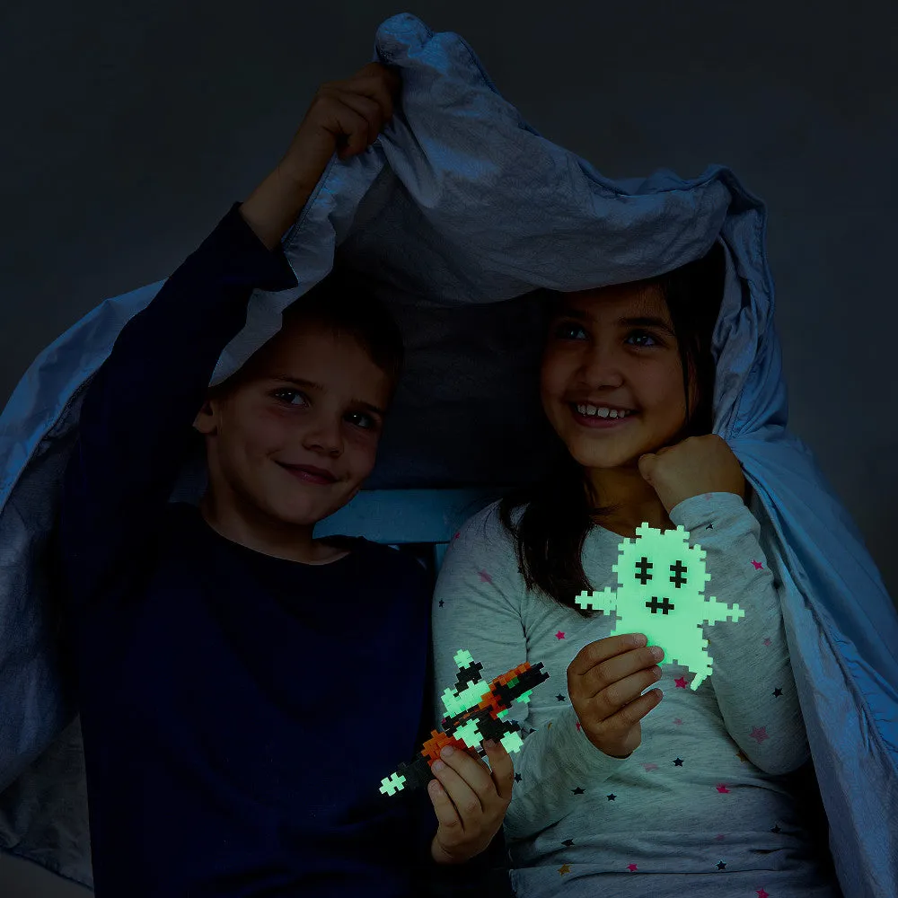 Plus-Plus Super Tube - Glow in the Dark Mix - 500 Pieces for Kids Ages 5 