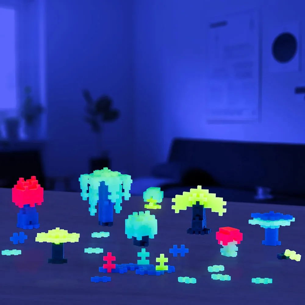 Plus-Plus Super Tube - Glow in the Dark Mix - 500 Pieces for Kids Ages 5 