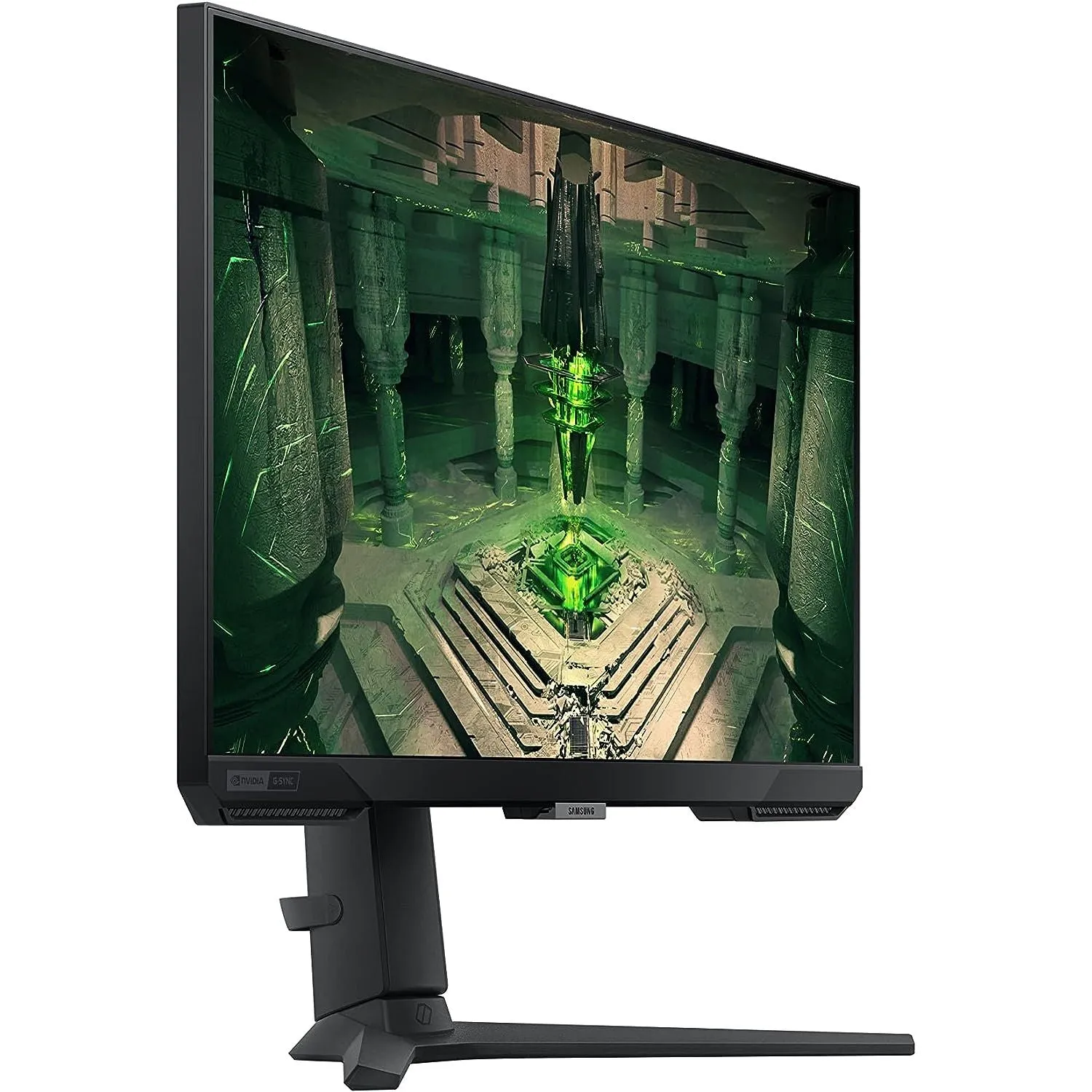 Samsung LS25BG402ENXGO Odyssey G4 Series FHD Gaming Monitor IPS 240Hz 1ms G-Sync Compatible AMD FreeSync Premium HDR10 Ultrawide Game View DisplayPort HDMI (25-Inch)
