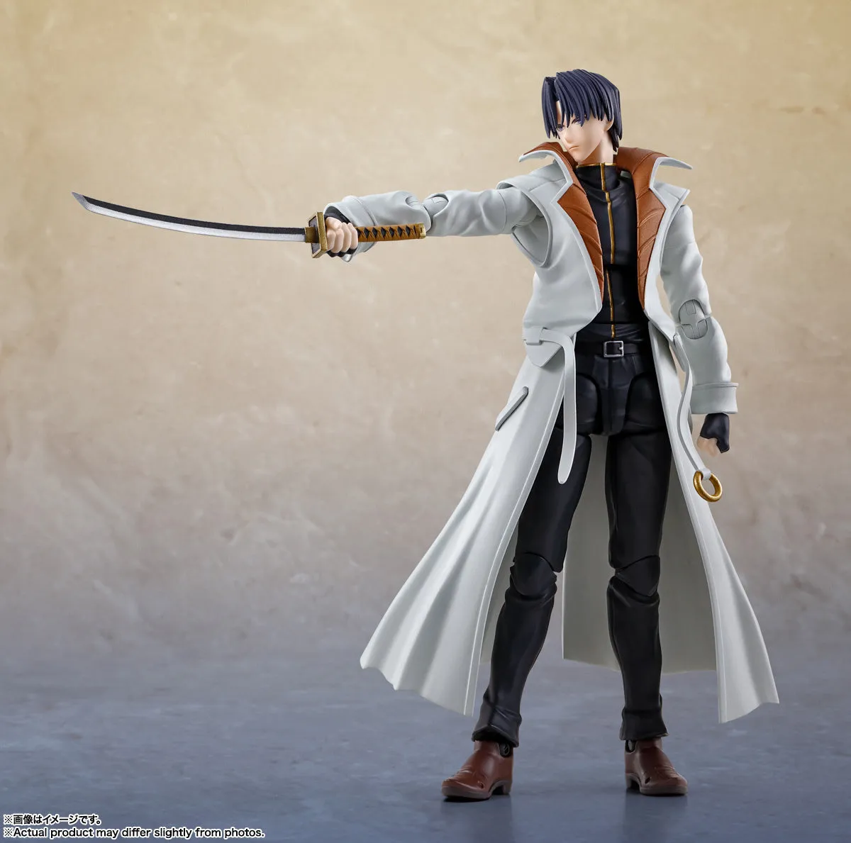 S.H. Figuarts Rurouni Kenshin: Meiji Swordsman Romantic Story Aoshi Shinomori Action Figure (Japan Ver.)