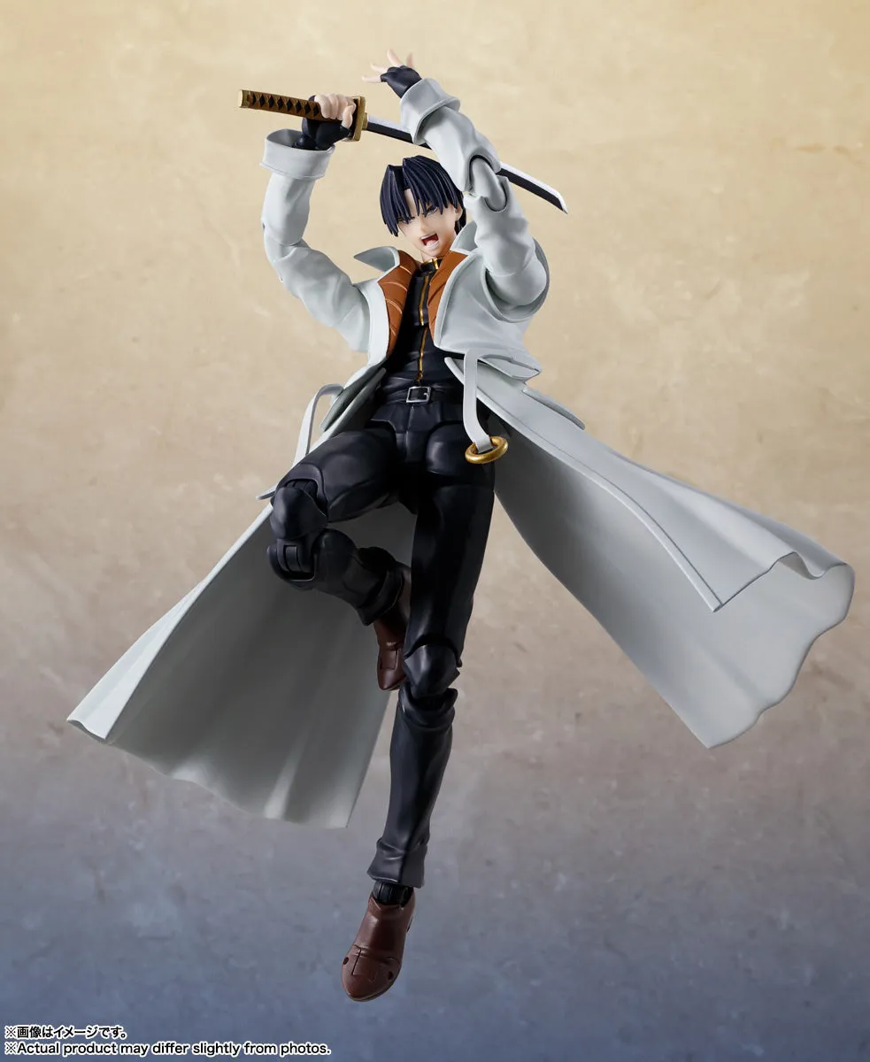 S.H. Figuarts Rurouni Kenshin: Meiji Swordsman Romantic Story Aoshi Shinomori Action Figure (Japan Ver.)