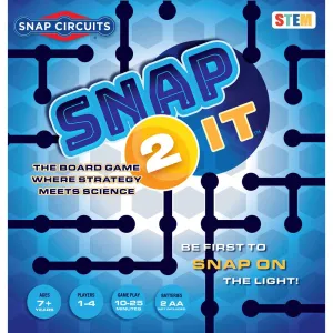 Snap Circuits Snap-2-It STEM Board Game for Ages 7 