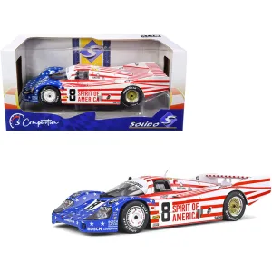 Solido 1/18 Scale Model Car - Porsche 956LH Right Hand Drive #8 Competition Series