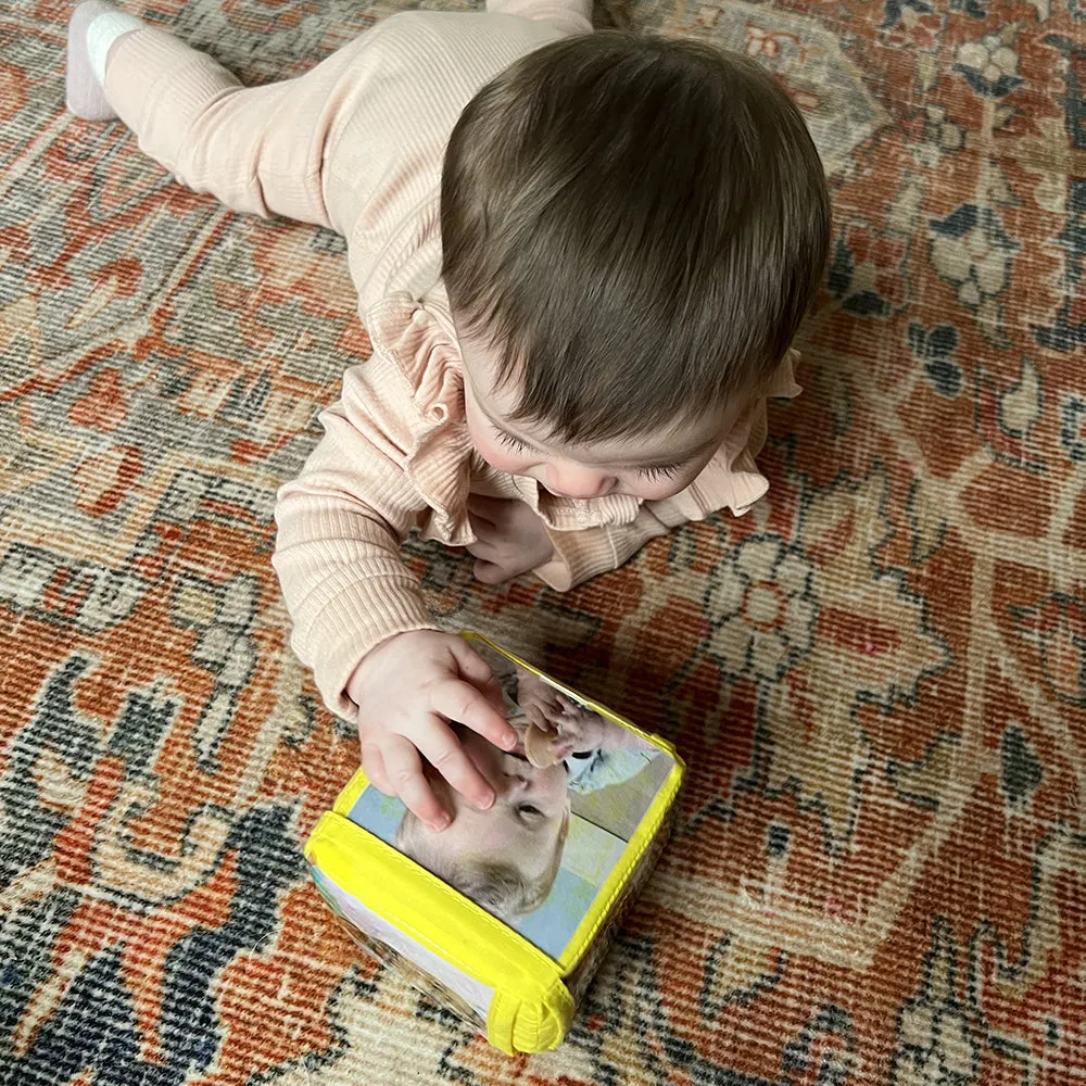 Stacking Blocks with Photo Pockets | 4-Piece Soft Foam Learning Set