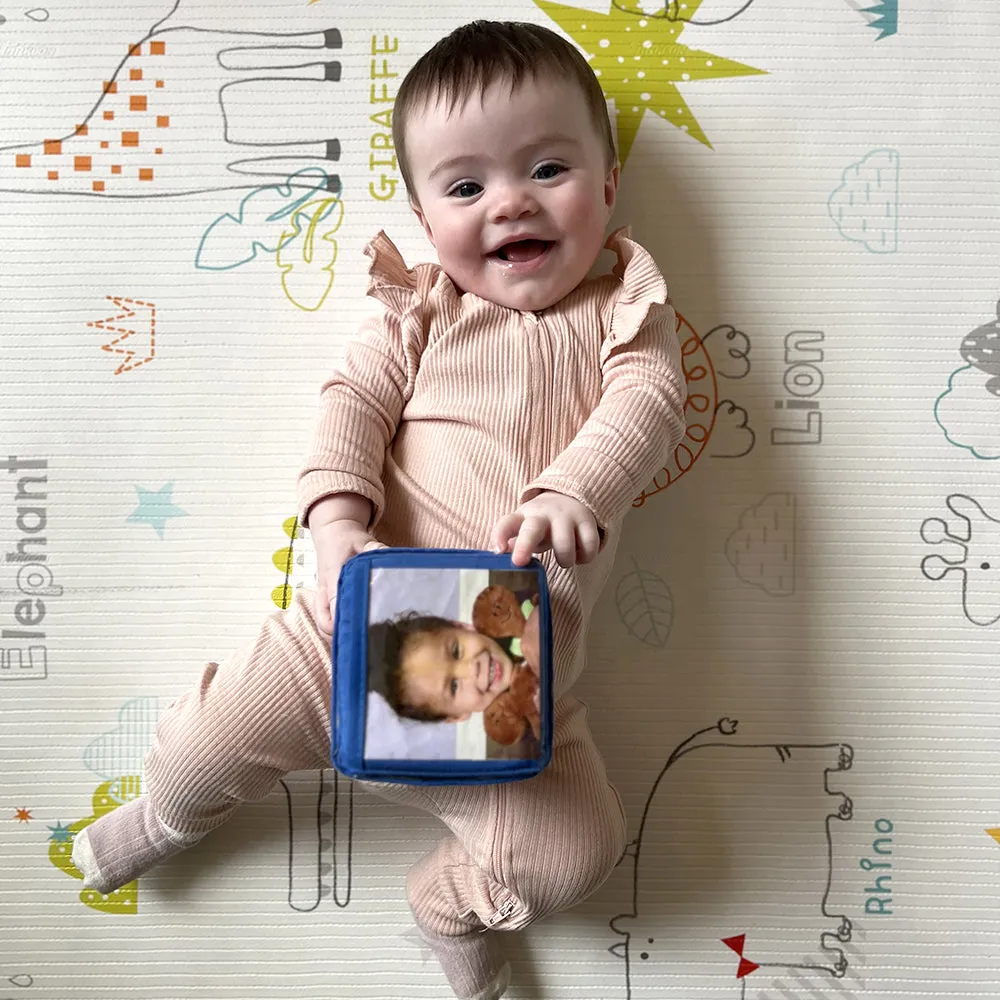 Stacking Blocks with Photo Pockets | 4-Piece Soft Foam Learning Set