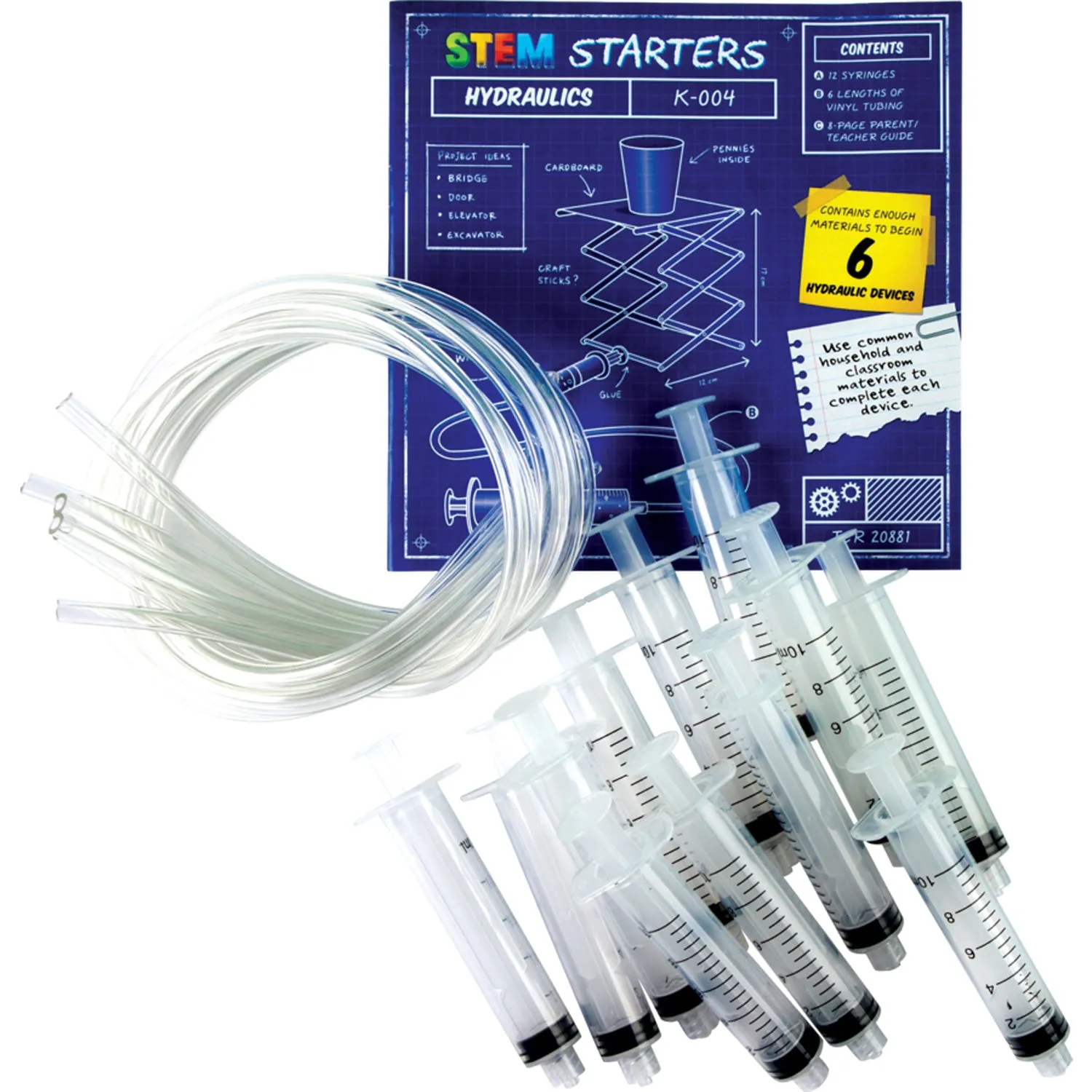 Teacher Created Resources Hydraulics STEM Starter Kit - Educational Science Toy