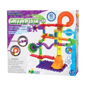 Techno Gears Marble Mania Catapult 3.0 - 80  Piece Marble Maze Set