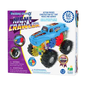 Techno Gears Night Crawler Monster Truck Building Set - 60  Pieces