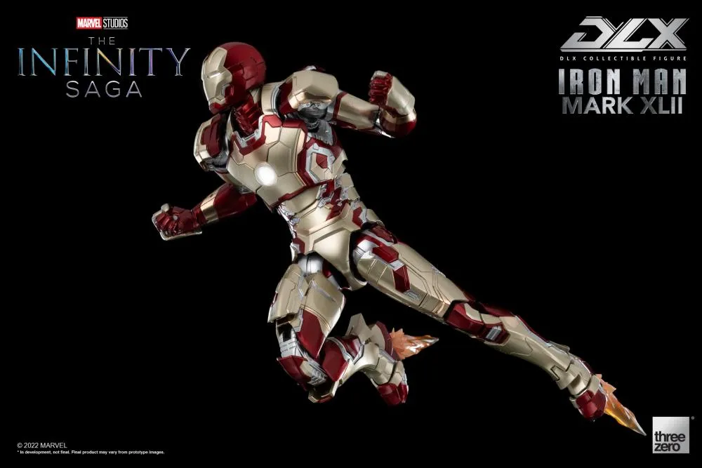 ThreeZero 1/12 Avengers: Infinity Saga Iron Man Mark XLII 42 DLX Scale Figure