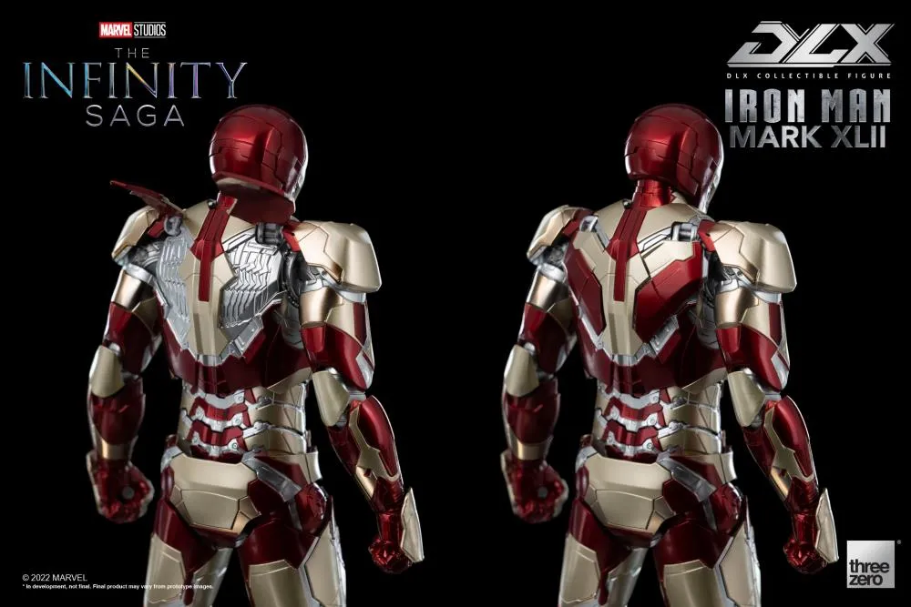 ThreeZero 1/12 Avengers: Infinity Saga Iron Man Mark XLII 42 DLX Scale Figure