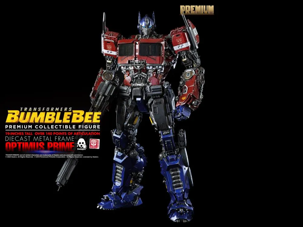 ThreeZero Transformers Bumblebee Movie Optimus Prime Premium Scale Figure