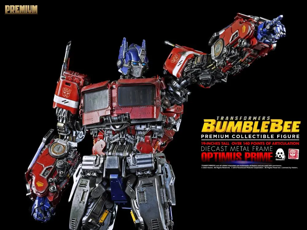 ThreeZero Transformers Bumblebee Movie Optimus Prime Premium Scale Figure