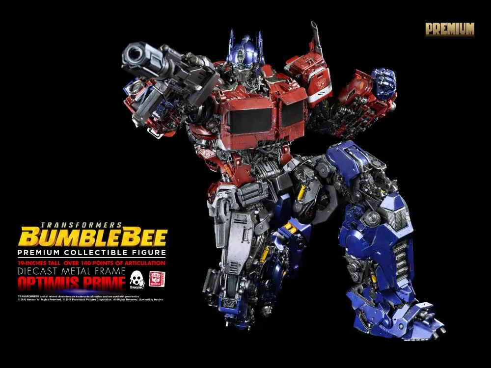 ThreeZero Transformers Bumblebee Movie Optimus Prime Premium Scale Figure