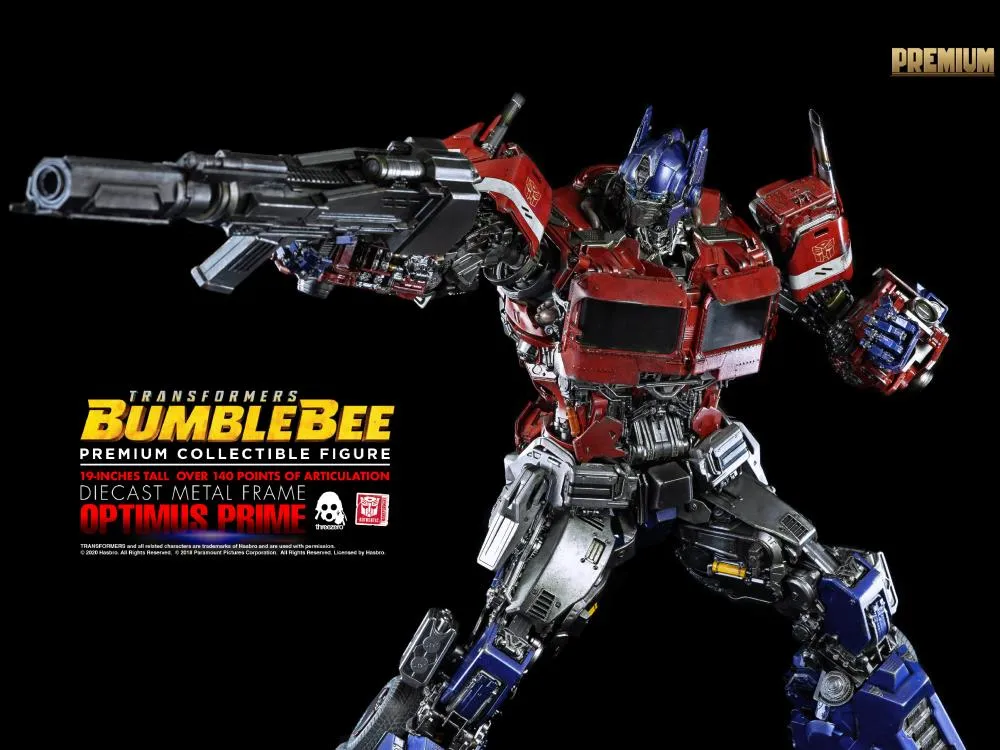 ThreeZero Transformers Bumblebee Movie Optimus Prime Premium Scale Figure