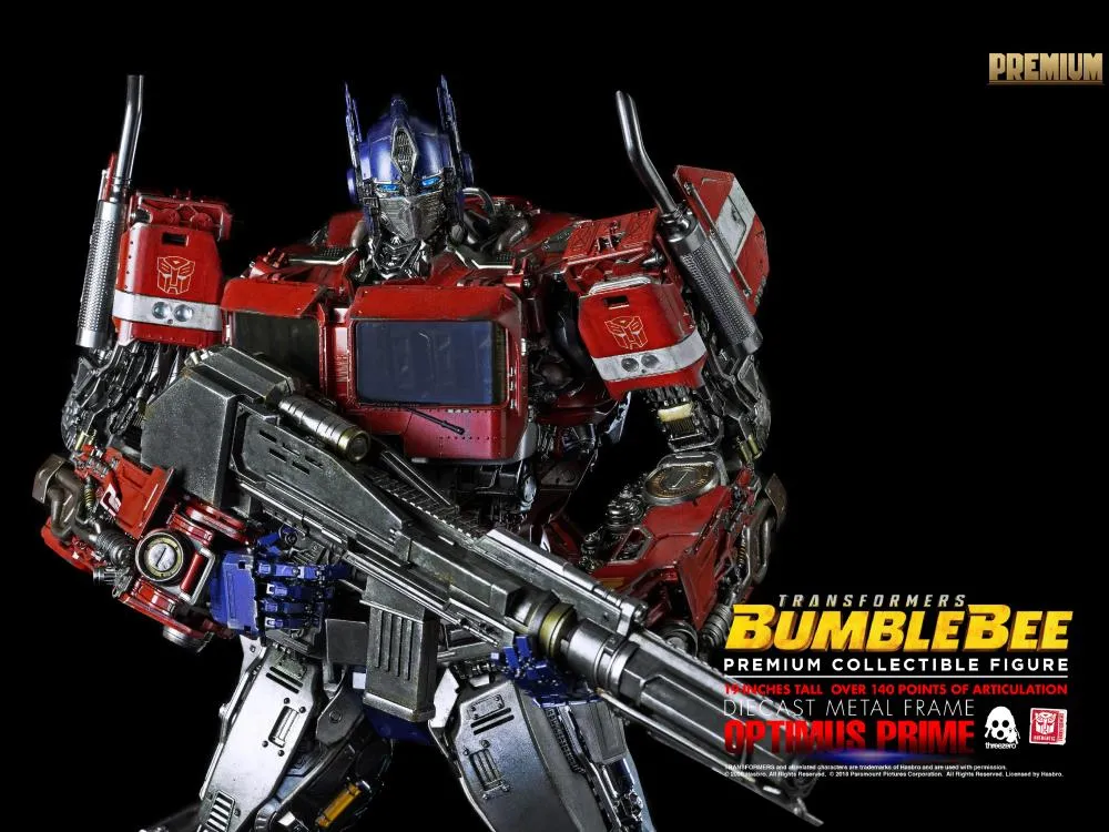 ThreeZero Transformers Bumblebee Movie Optimus Prime Premium Scale Figure